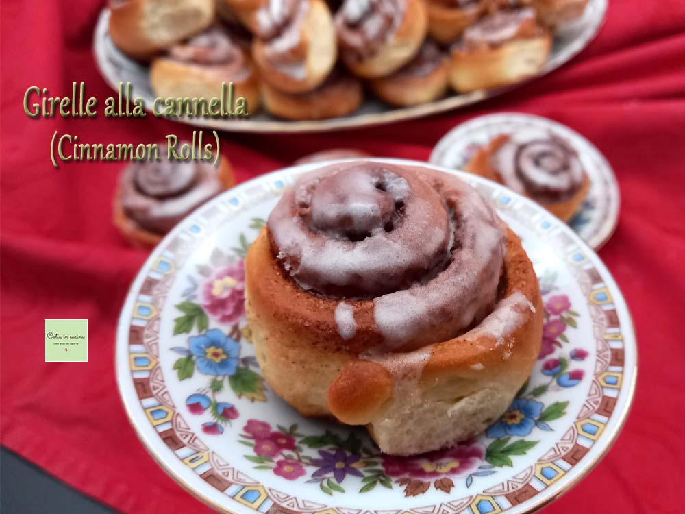 girelle alla cannella glassate - cinnamon rolls