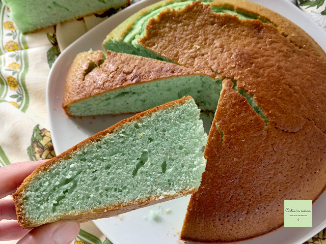 rosquilla a la menta rebanada