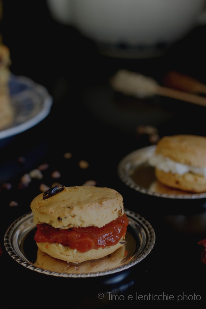 Scones con bayas de goji