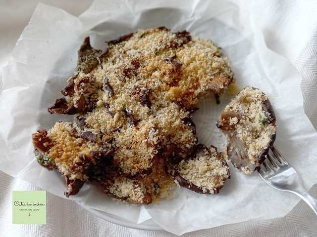 setas pleurotus gratinadas cocidas