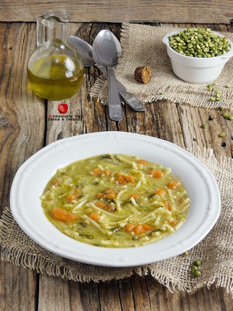 sopa de guisantes secos