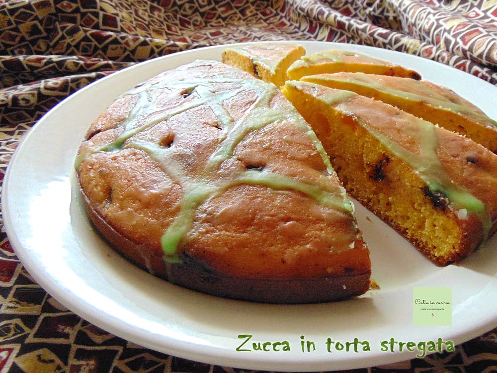 Calabaza en tarta embrujada