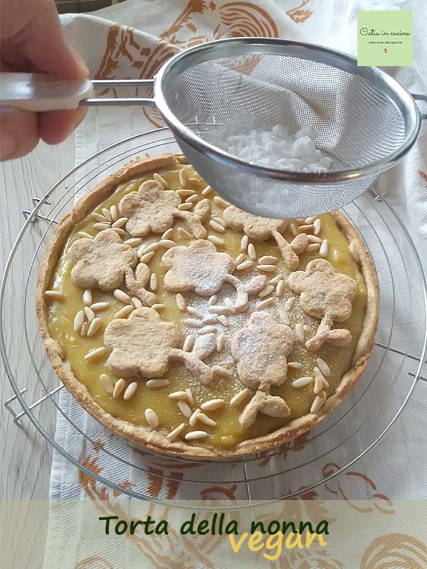 tarta de la abuela vegana