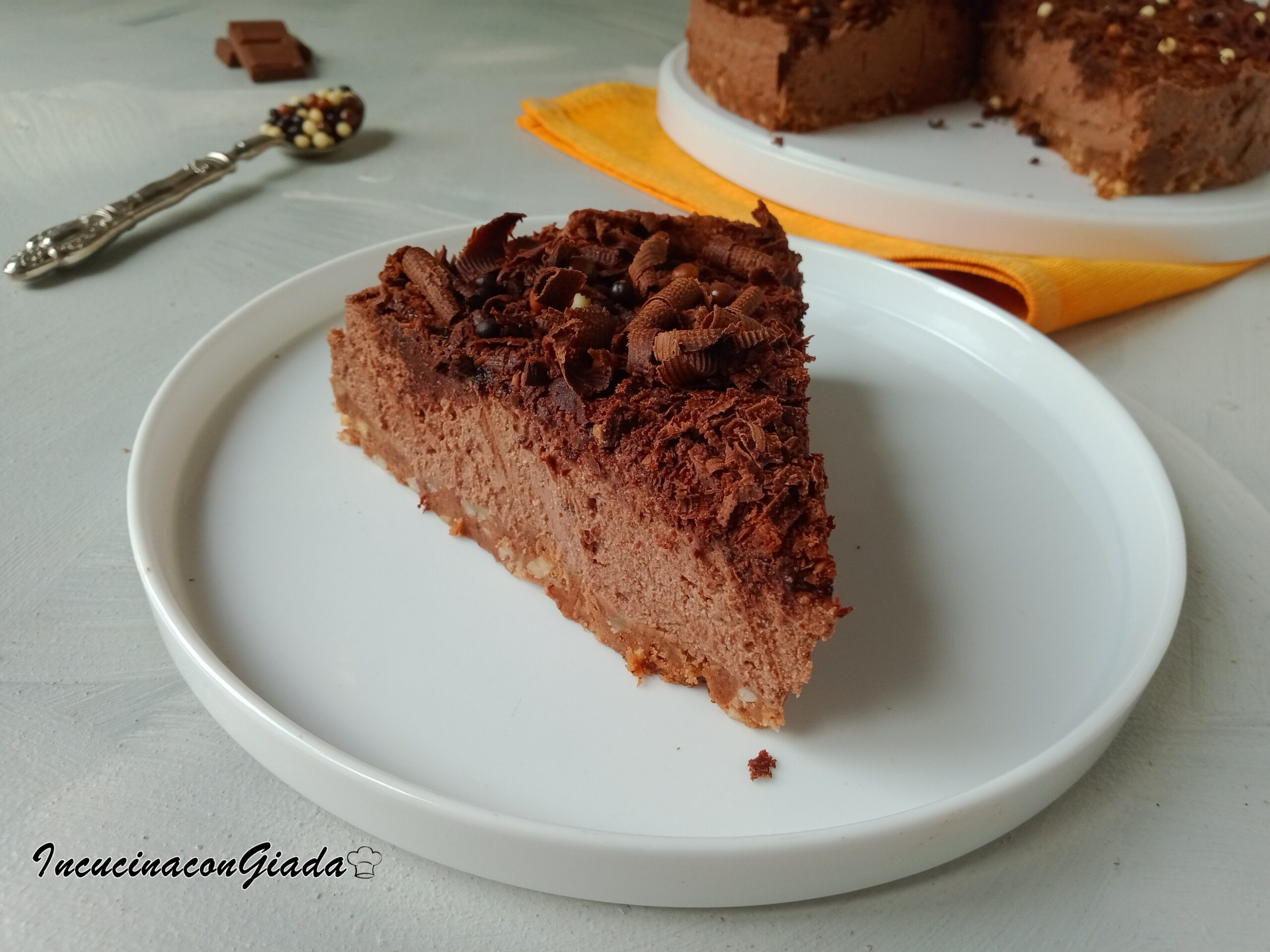 TARTA DE QUESO DE CHOCOLATE