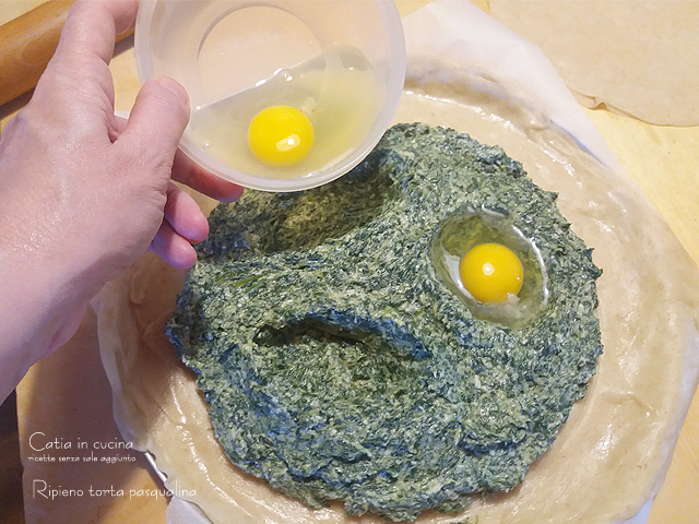 tarta pascualina - relleno