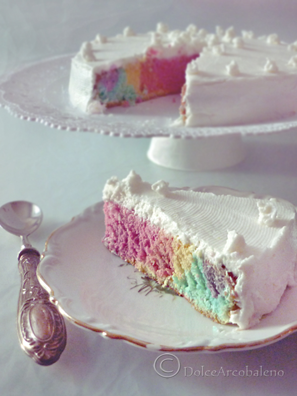 Tarta arcoíris ligera by Dolcearcobaleno