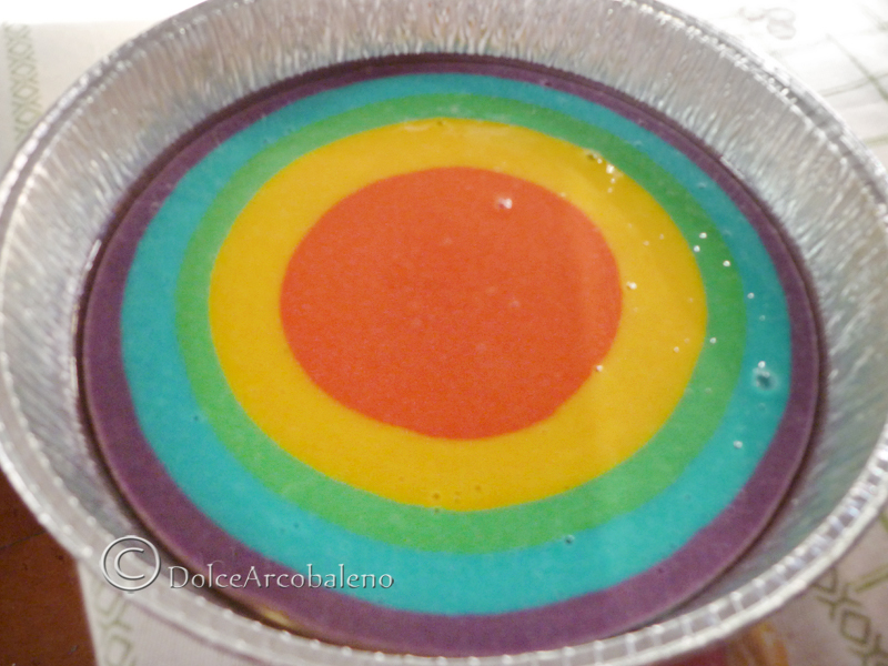 Tarta arcoíris ligera by Dolcearcobaleno