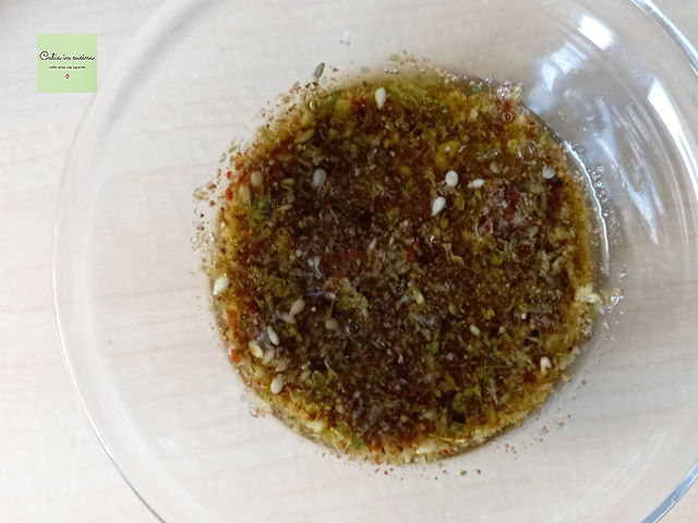 zaatar al aceite para panecillos