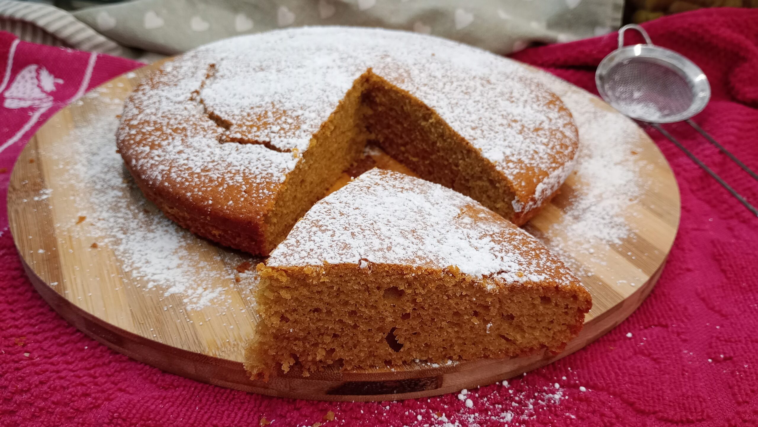 Tarta suave en un minuto