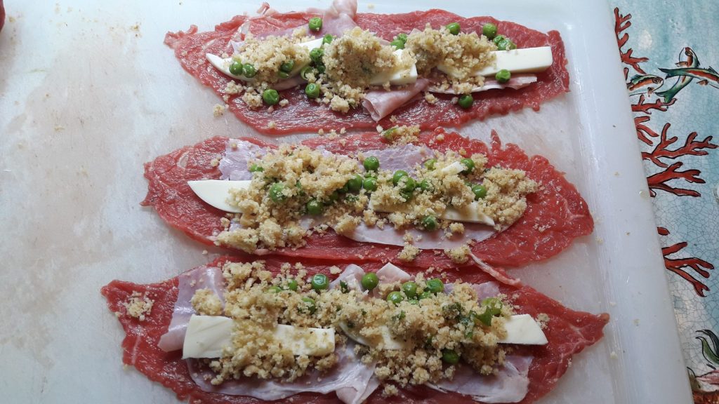 Reinterpretación de los rollitos falsomagro