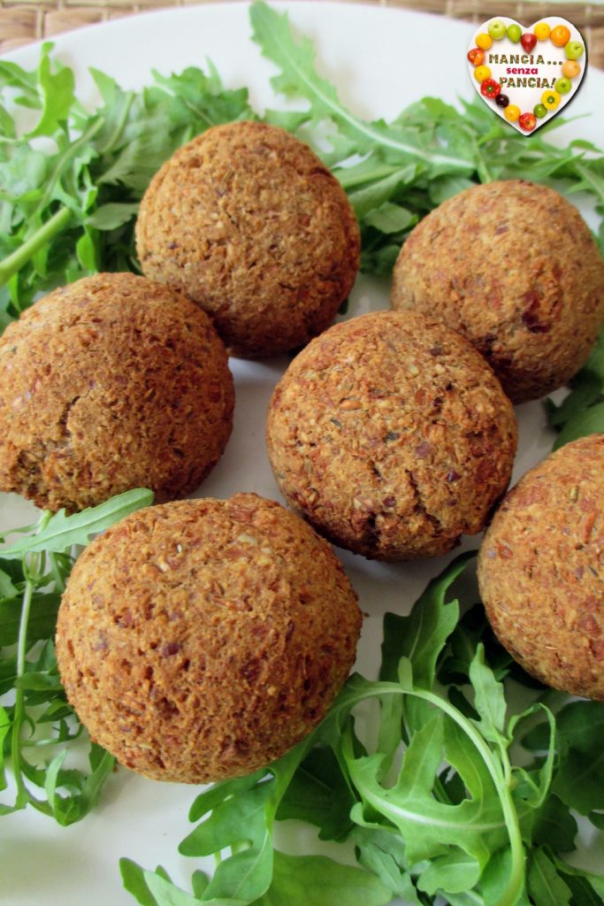 Albóndigas de lentejas veganas, Mangia senza Pancia