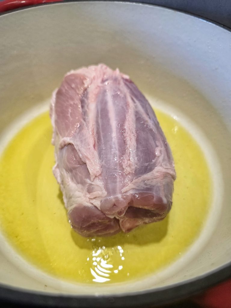 Codillo de cerdo asado