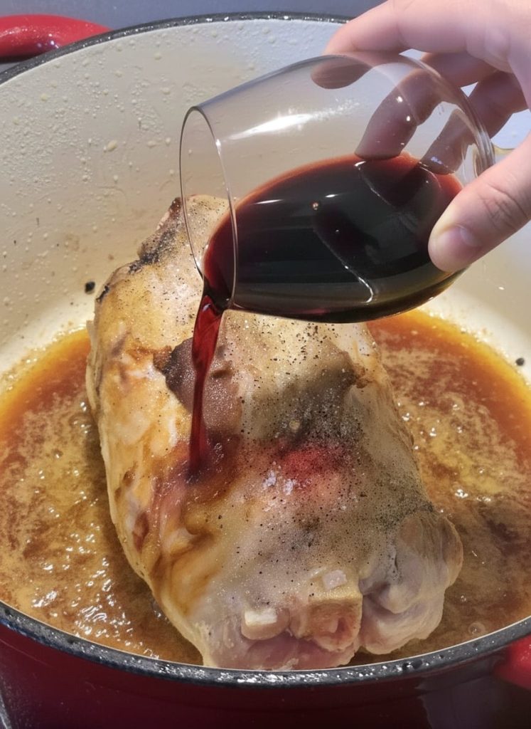 Codillo de cerdo asado