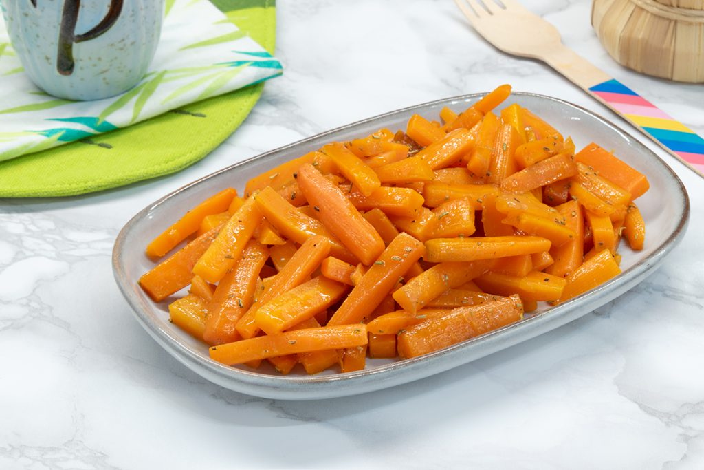 Zanahorias al sartén