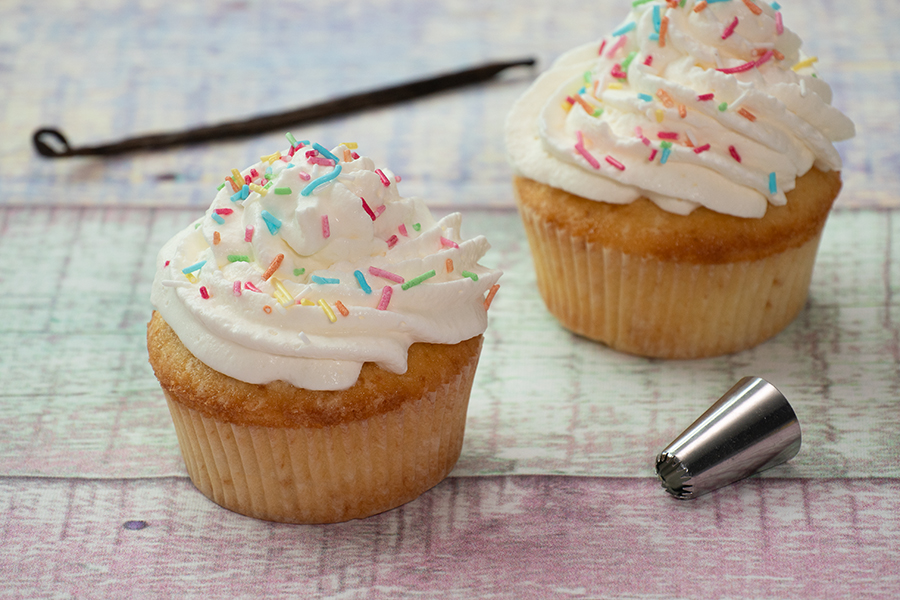 Cupcake de vainilla