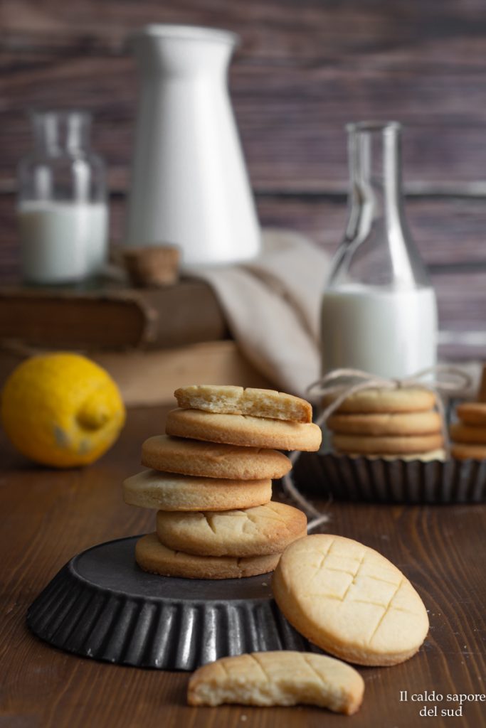 Galletas de masa quebrada al limón receta de la abuela