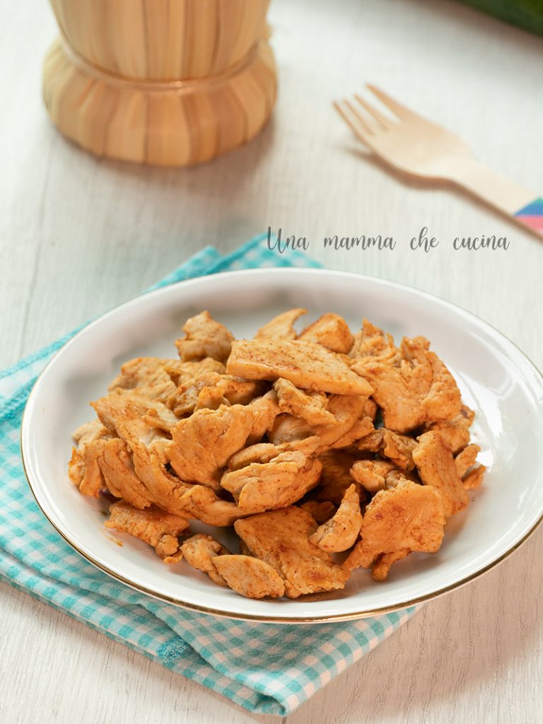 Trocitos de pollo a la paprika