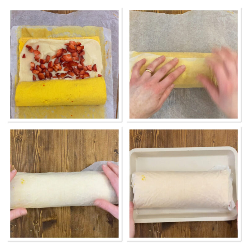 Brazo mimosa de fresas