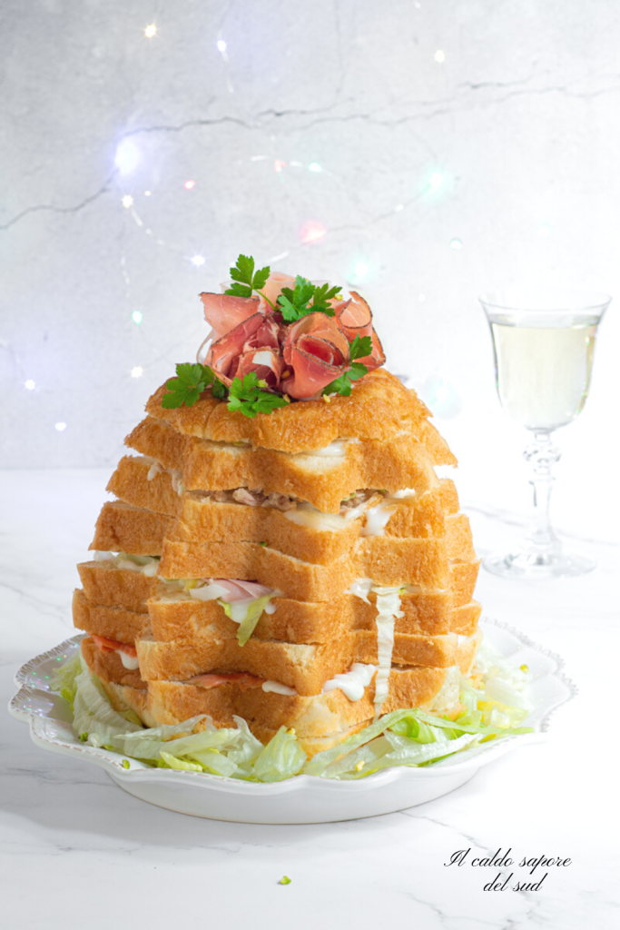 Pandoro salado relleno receta fácil y sin huevos