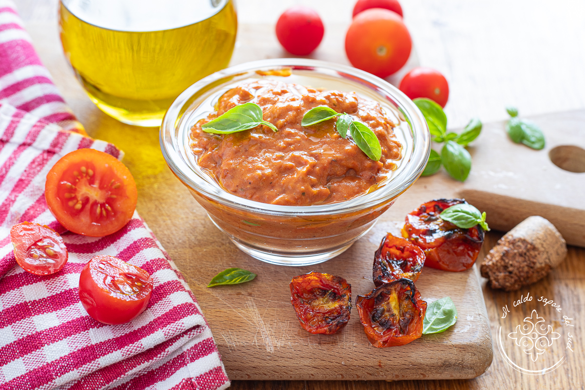 Crema de tomatitos confit