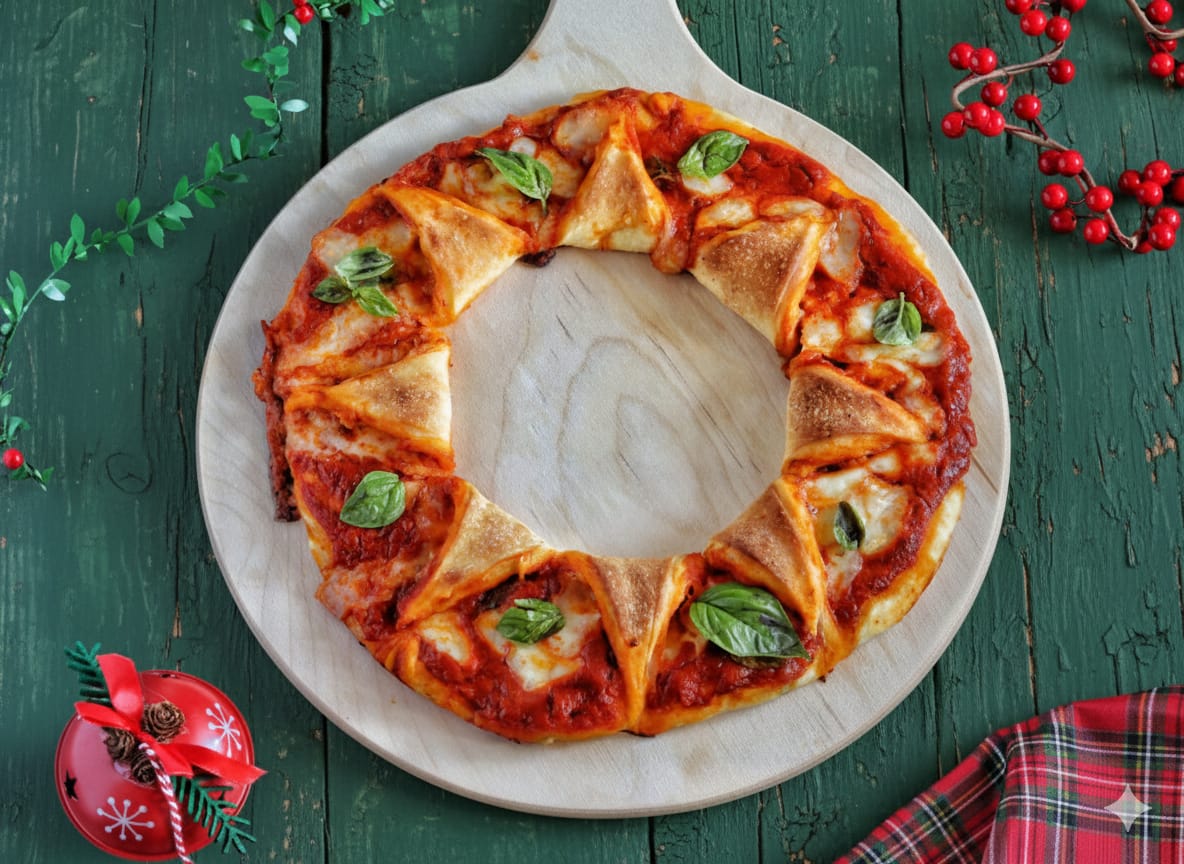 Guirnalda de pizza