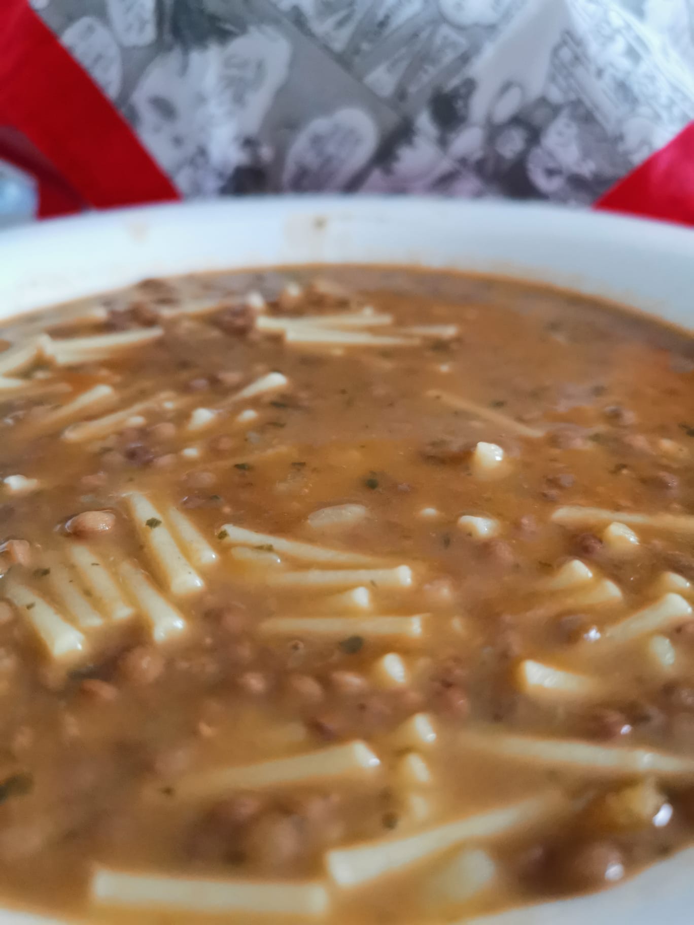 Sopa de lentejas