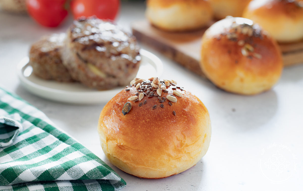 Panecillos para hamburguesa rápidos