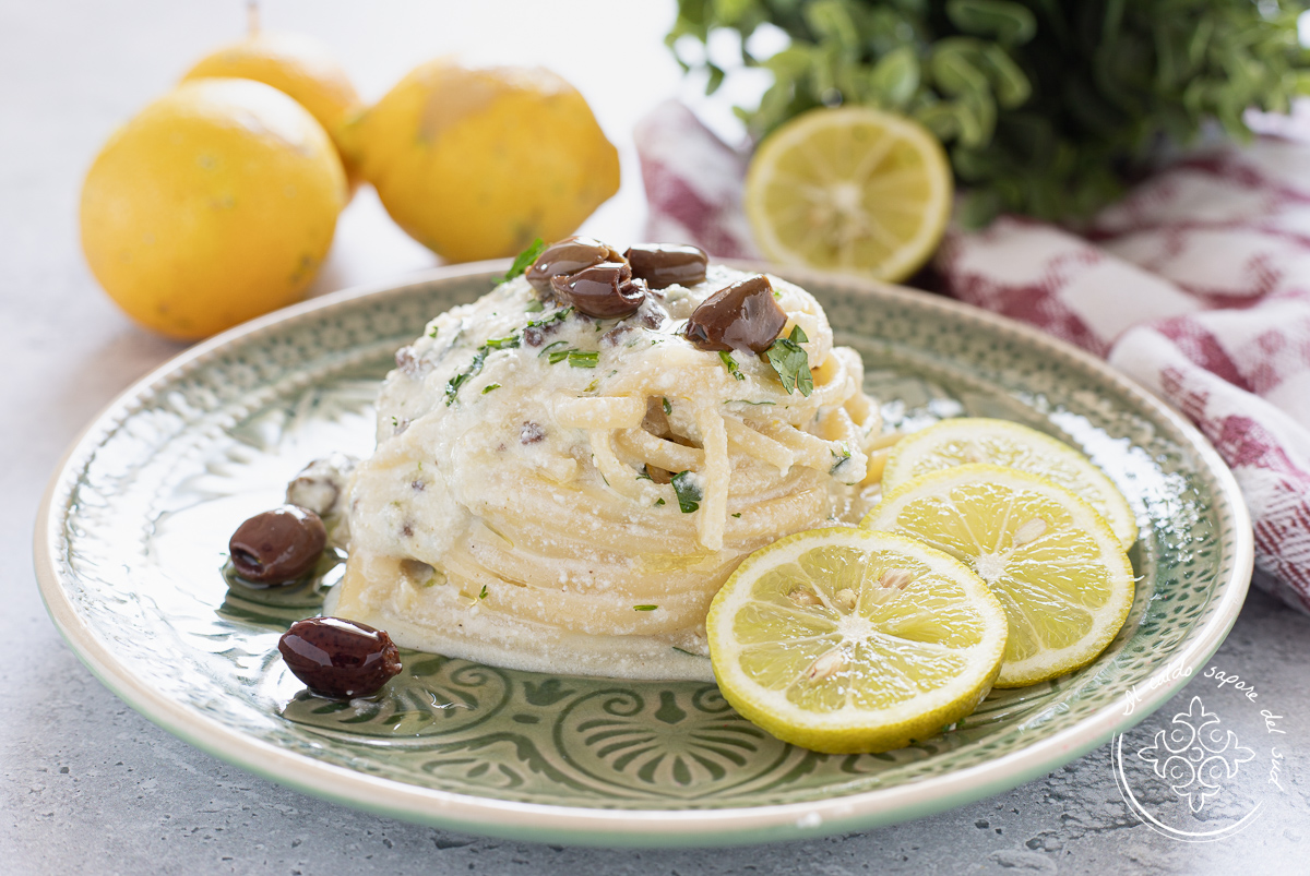 Pasta ricotta y limón