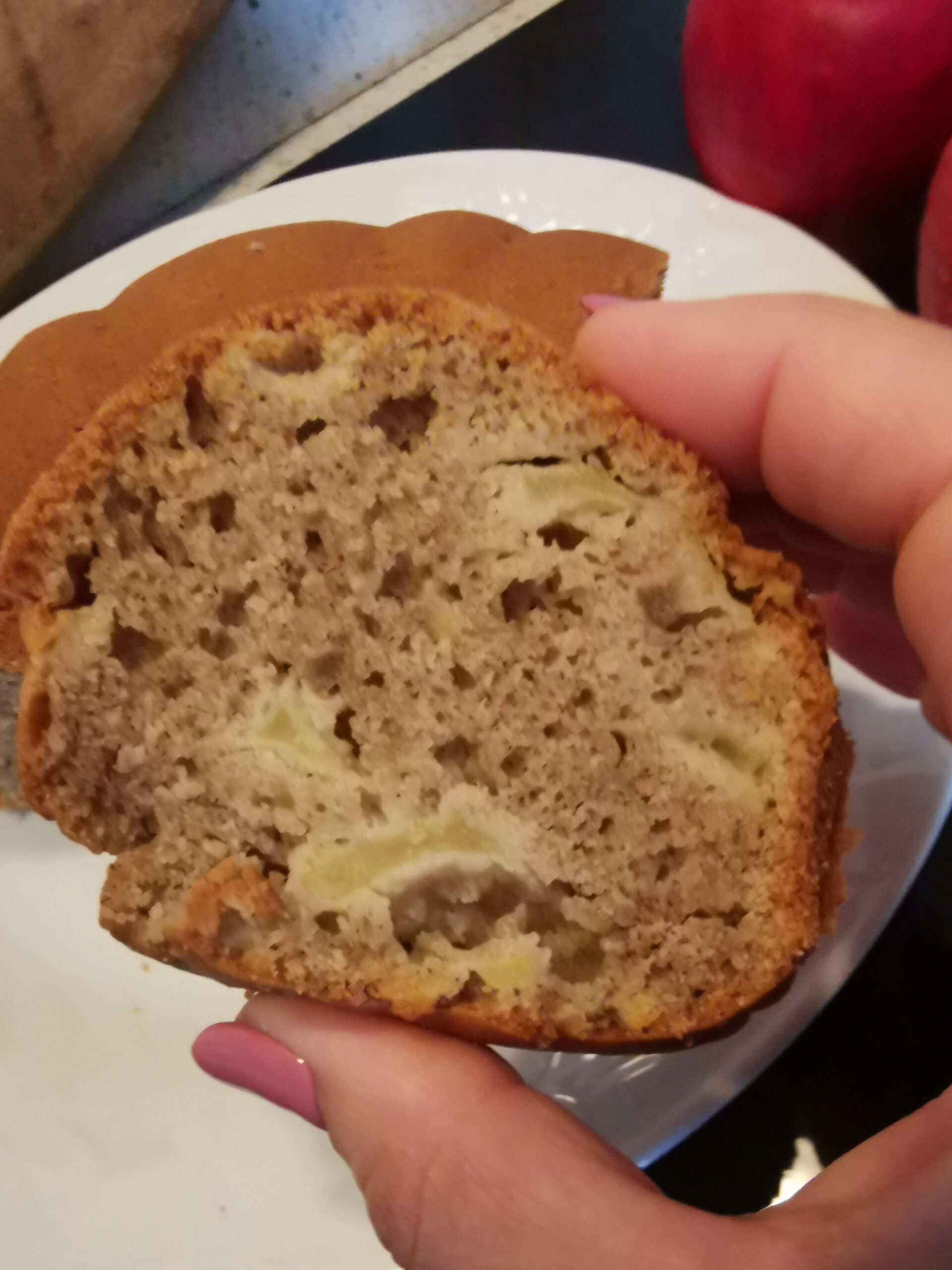 Tarta de manzana y trigo sarraceno