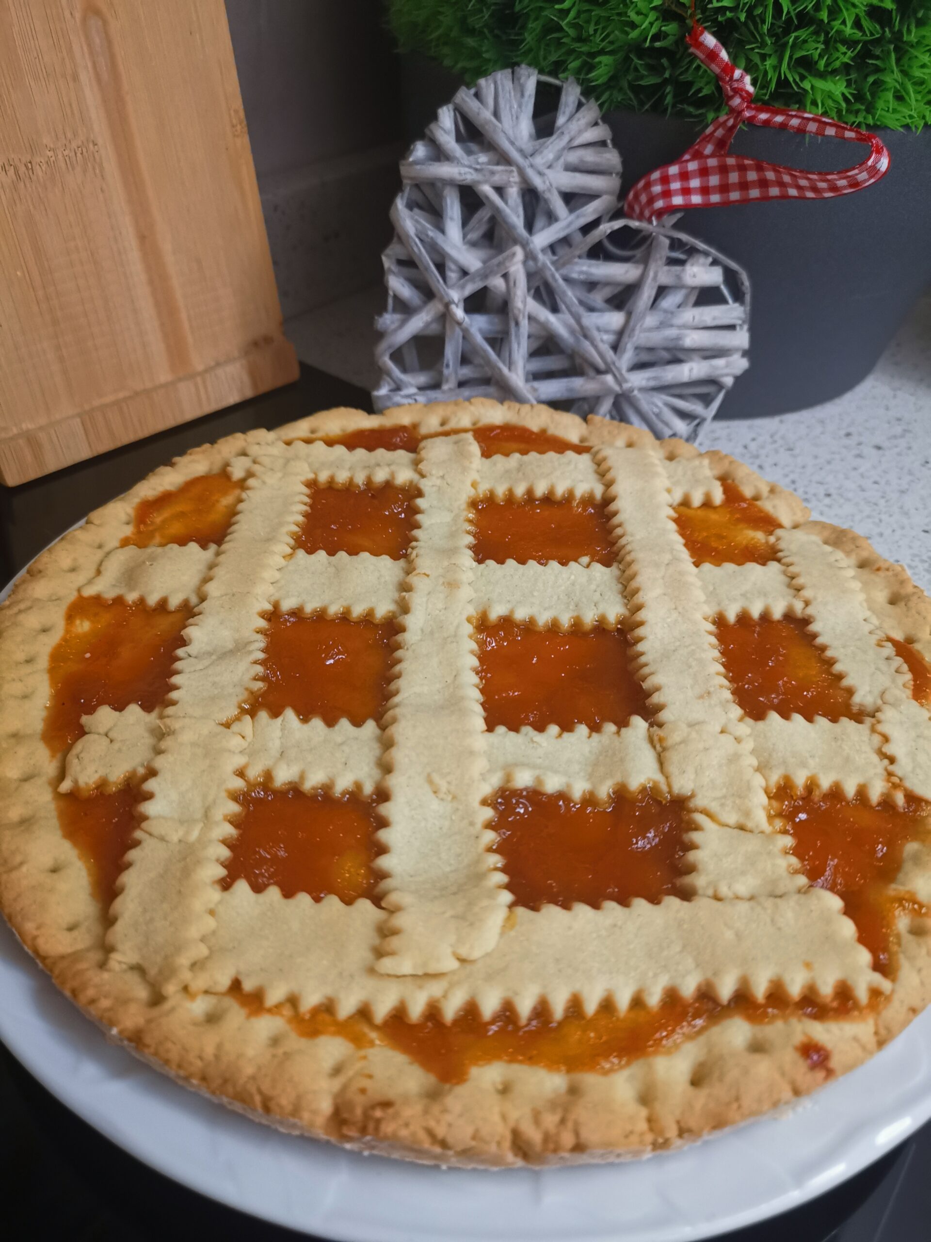 Tarta con harina de espelta