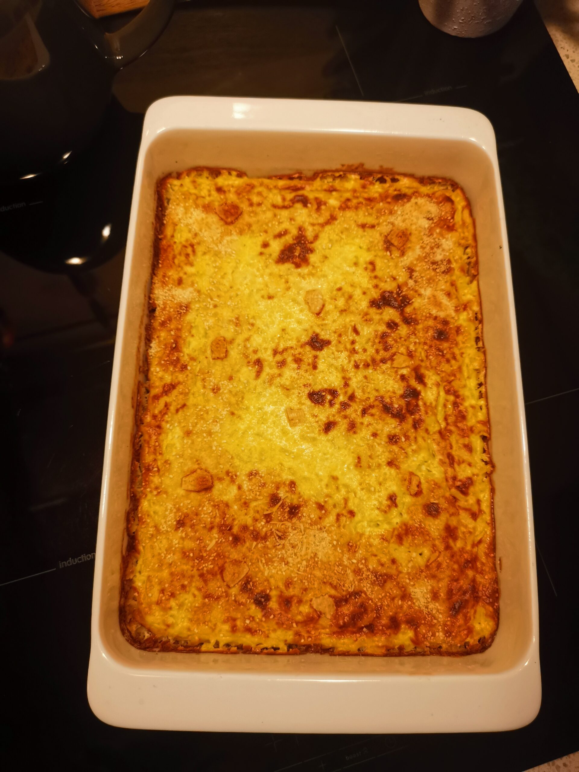 Tortilla de risotto con col