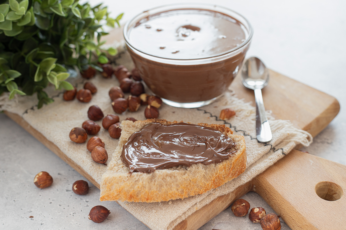 Crema para untar de avellana casera