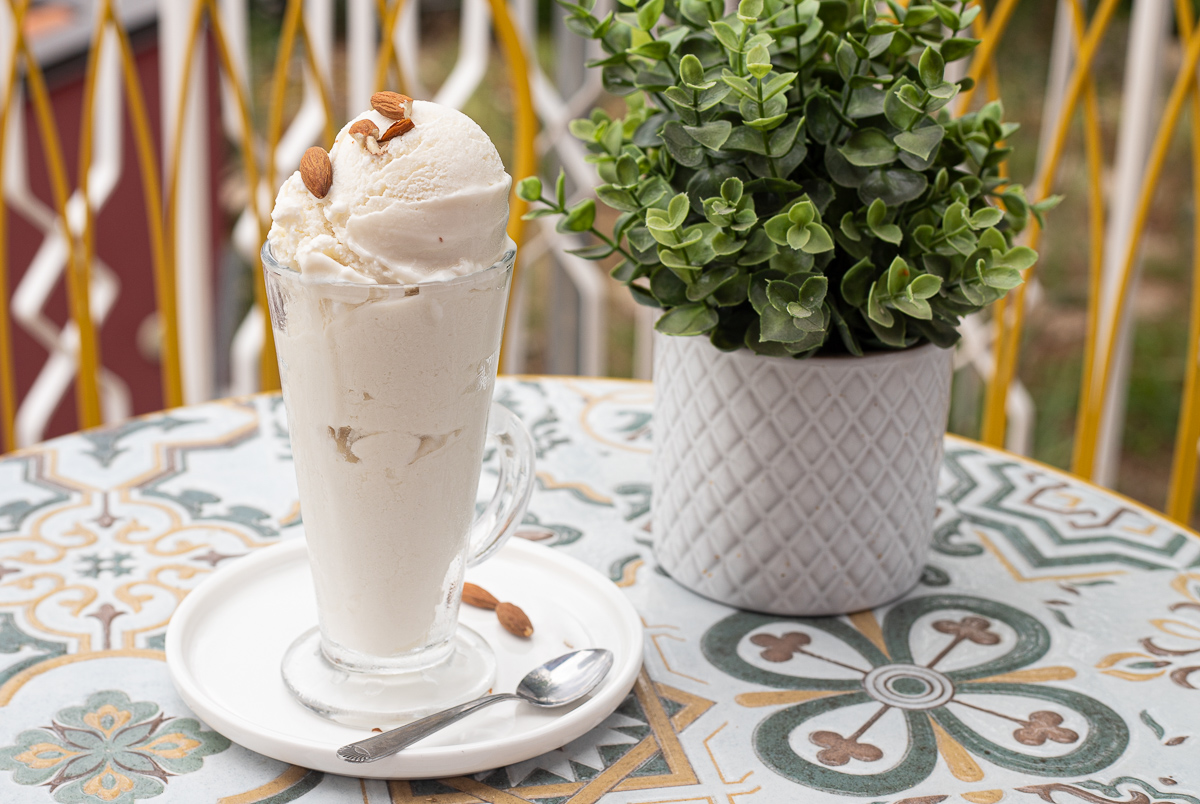 Granita de almendra sin bloque
