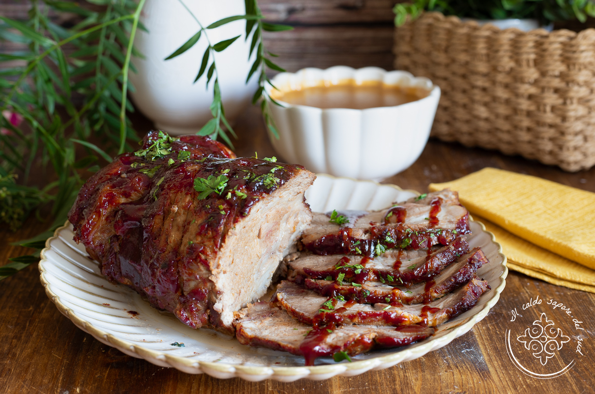 Asado con salsa barbacoa