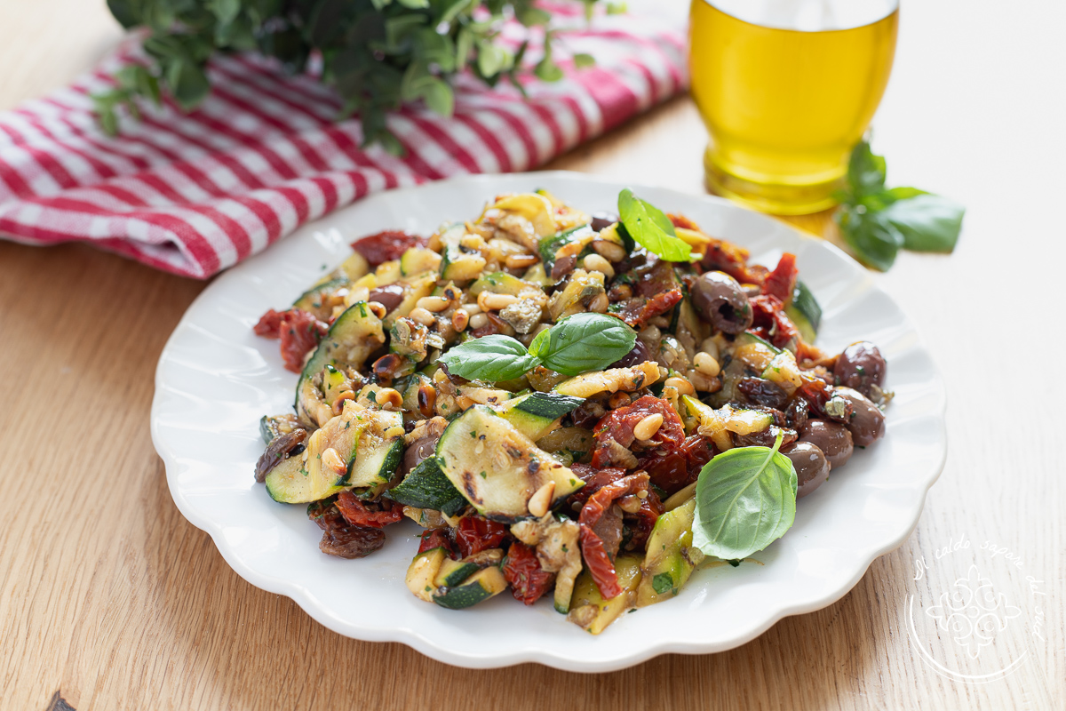 Ensalada de calabacines a la plancha
