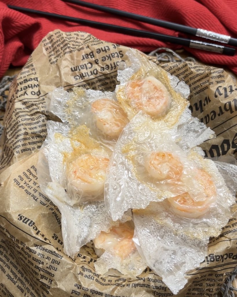 Chips de gambas increíbles