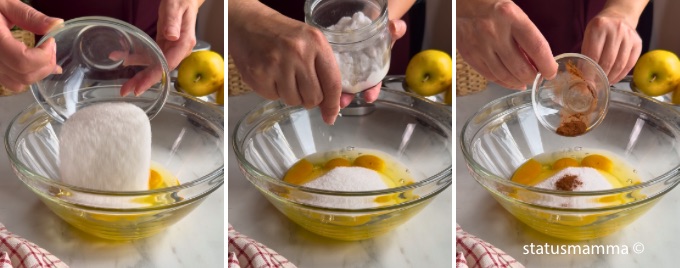 Tarta de Manzana con Nata - paso 1