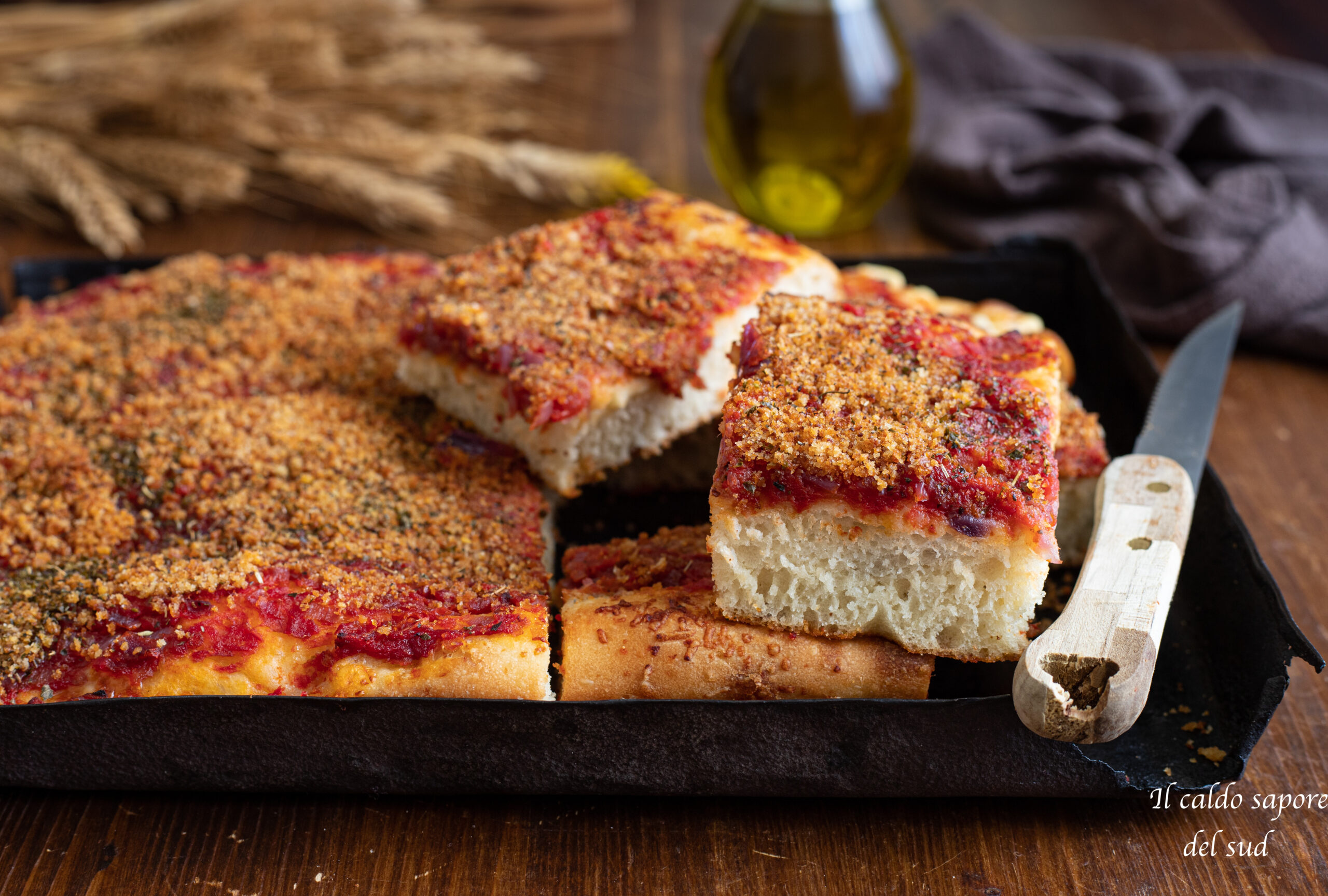 Sfincione palermitano receta original