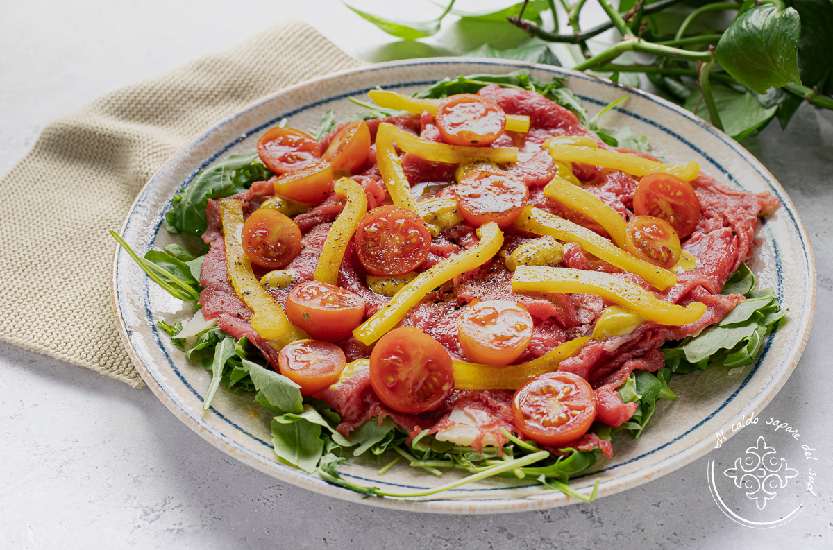 Carpaccio de ternera gourmet