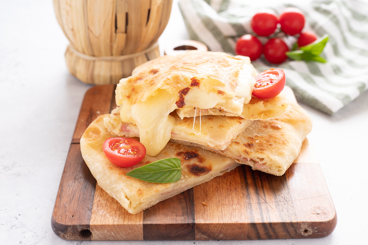 Schiacciatine de patata en sartén o pan de patata