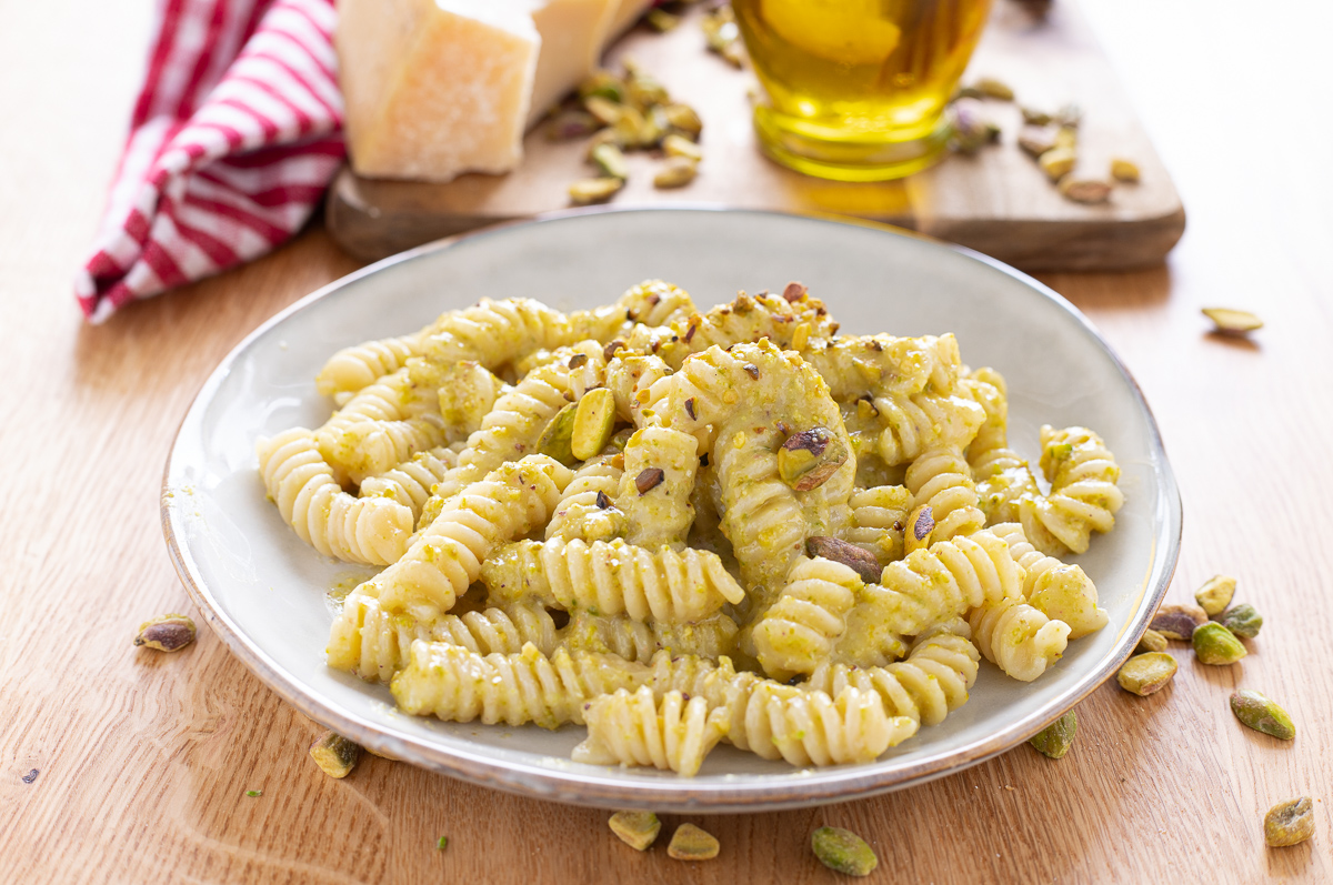 Pasta al pistacho