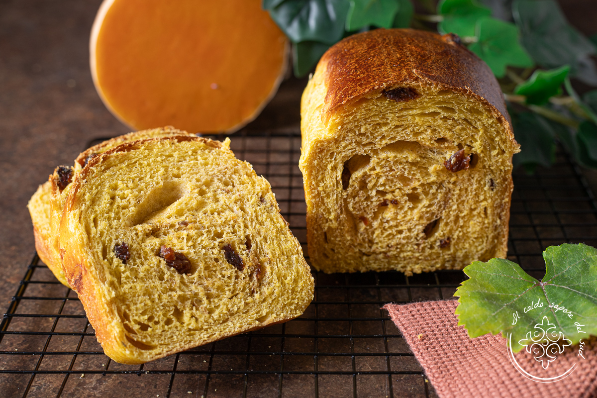Pan dulce de calabaza y pasas