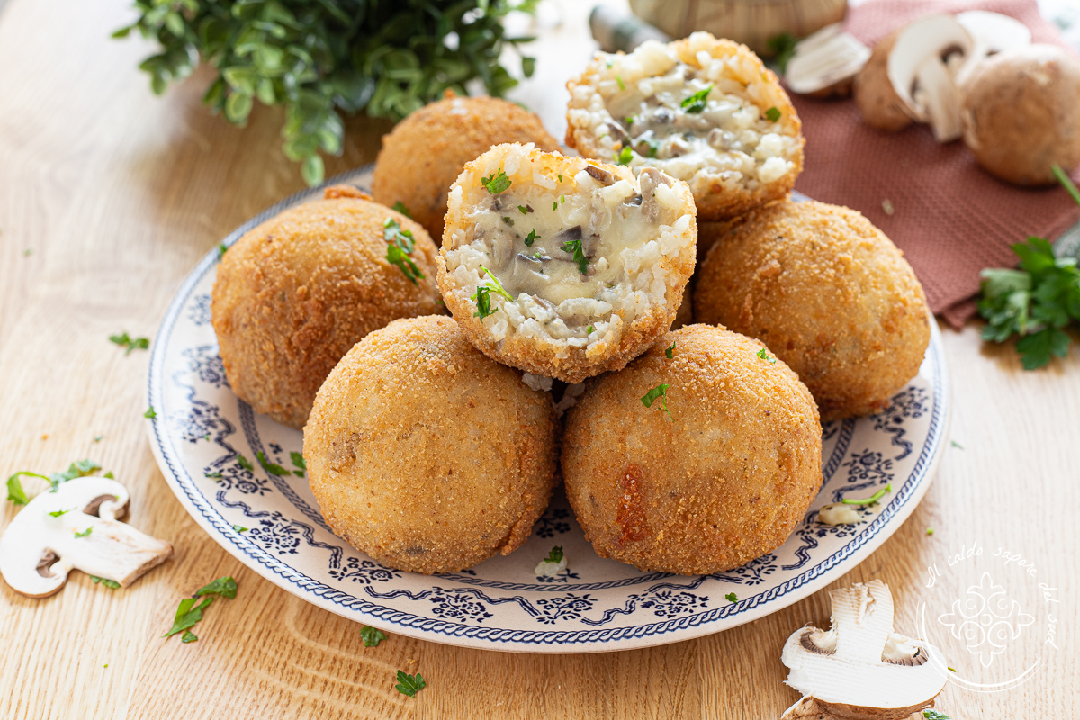 Arancini de setas