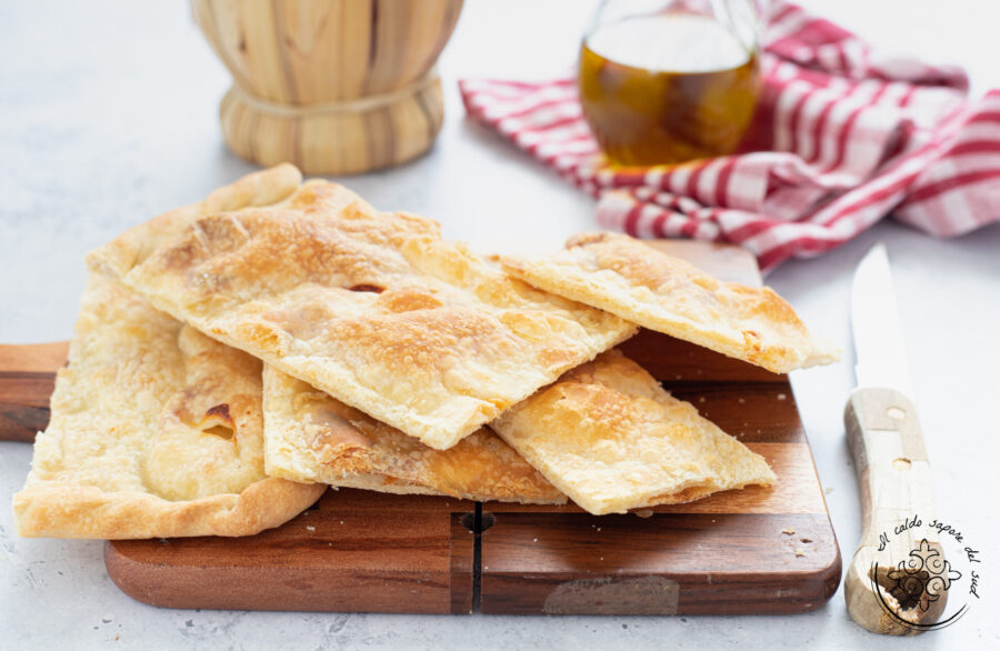 Focaccia de Recco con queso