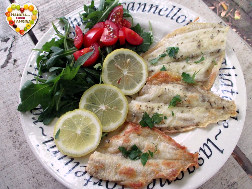 Lenguado a la meunière al horno, Mangia senza Pancia
