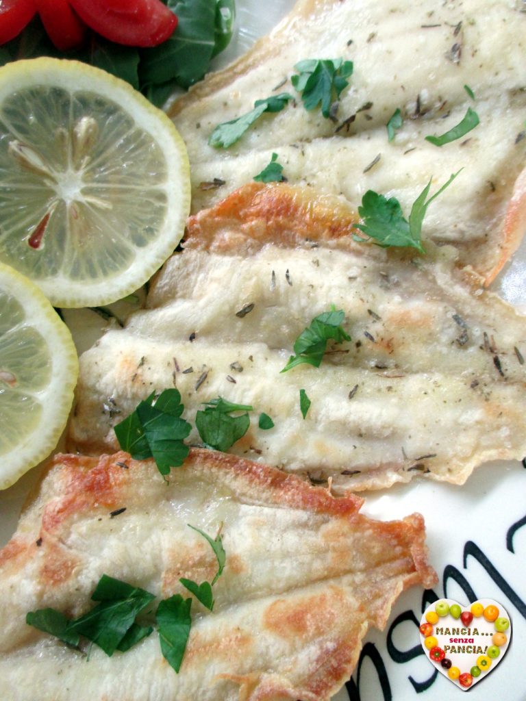 Lenguado a la meunière al horno, Mangia senza Pancia