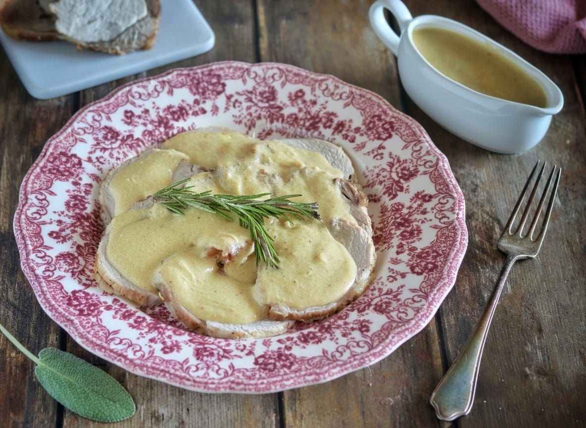 Lomo de cerdo a la leche