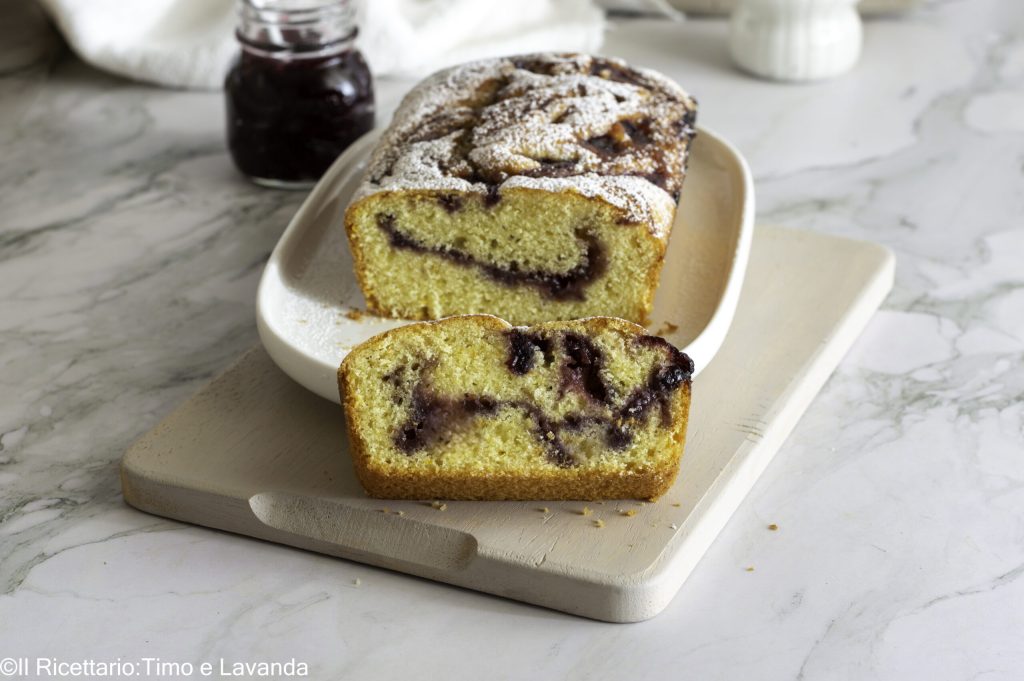 plumcake a la mermelada sin gluten
