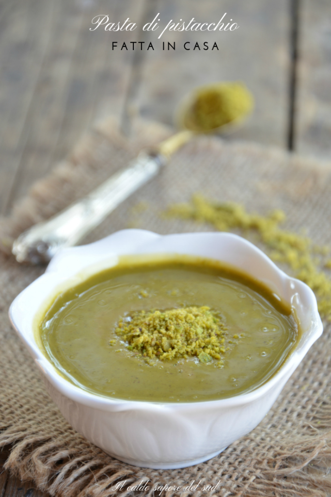 Pasta de pistacho casera
