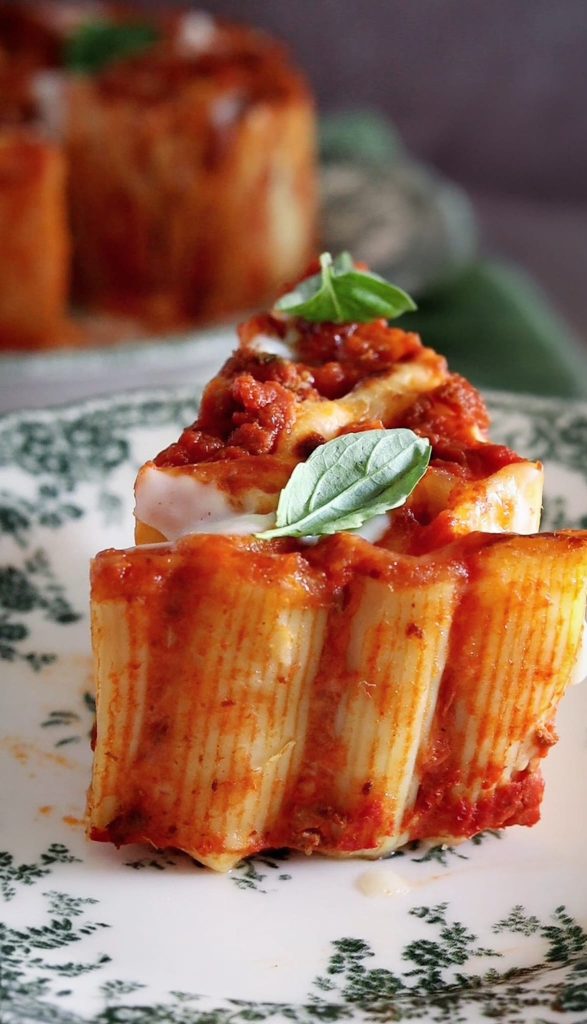 Pastel de rigatoni